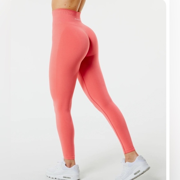Alphalete Pants - Alphalete Amplify Leggings PIXEL PINK